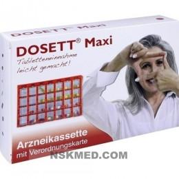 DOSETT Maxi Arzneikassette rot 1 St
