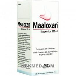 Маалоксан суспензия (MAALOXAN) 25 mVal Suspension 250 ml
