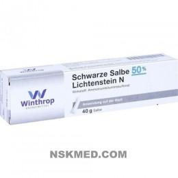 SCHWARZE SALBE 50% Lichtenstein N 40 g
