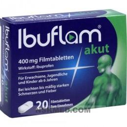 Ибуфлам (IBUFLAM) akut 400 mg Filmtabletten 20 St