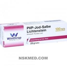 ПВП-Йод мазь (PVP JOD) Salbe Lichtenstein 25 g