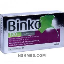 BINKO 120 mg Filmtabletten 30 St