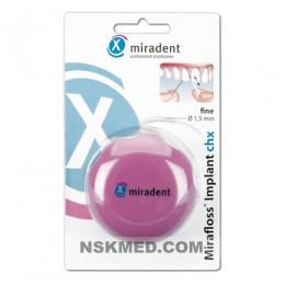MIRADENT Zahnseide Mirafloss Implant chx fine 50X15 cm
