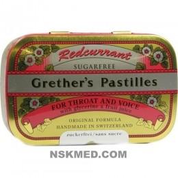 GRETHERS Redcurrant+Vitamin C.zf.Pastillen 110 g