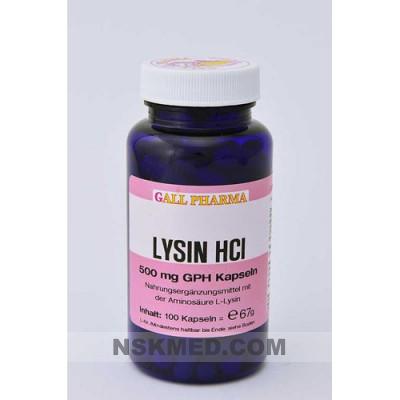 L-LYSIN 500 mg GPH Kapseln 360 St