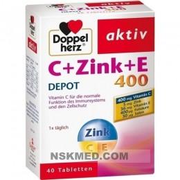 DOPPELHERZ C+Zink+E Depot Tabletten 40 St