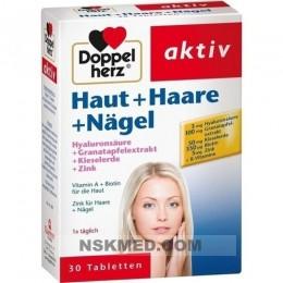 DOPPELHERZ Haut+Haare+Nägel Tabletten 30 St