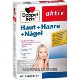DOPPELHERZ Haut+Haare+Nägel Tabletten 60 St