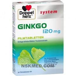 DOPPELHERZ Ginkgo 120 mg system Filmtabletten 30 St