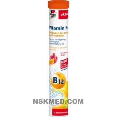 DOPPELHERZ Vitamin B12 Brausetabletten 15 St