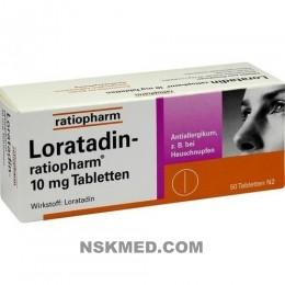 LORATADIN ratiopharm 10 mg Tabletten 50 St