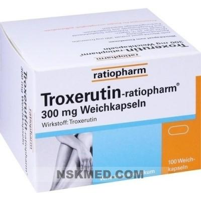 TROXERUTIN ratiopharm 300 mg Weichkapseln 100 St