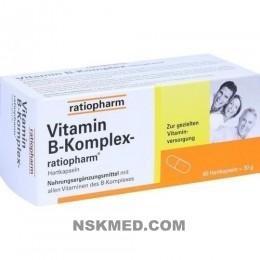 Витамин Б комплекс ратиофарм капсулы (VITAMIN B Komplex ratiopharm Kapseln) 60 St