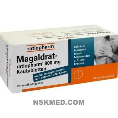 MAGALDRAT ratiopharm 800 mg Tabletten 100 St