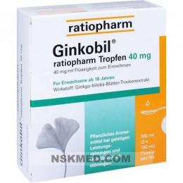 GINKOBIL ratiopharm Tropfen 40 mg 300 ml