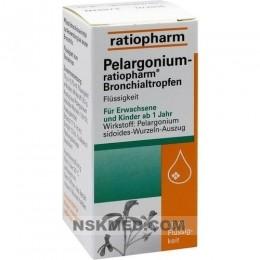 PELARGONIUM RATIOPHARM Bronchialtropfen 20 ml