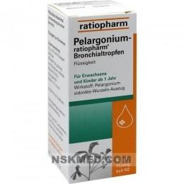 PELARGONIUM RATIOPHARM Bronchialtropfen 50 ml