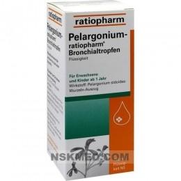 PELARGONIUM RATIOPHARM Bronchialtropfen 100 ml