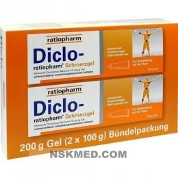 Диклофенак-Ратиофарм (DICLO RATIOPHARM) Schmerzgel Bündelpackung 2X100 g