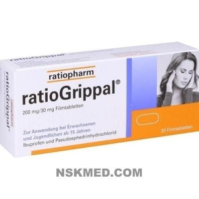 RATIOGRIPPAL 200 mg/30 mg Filmtabletten 20 St