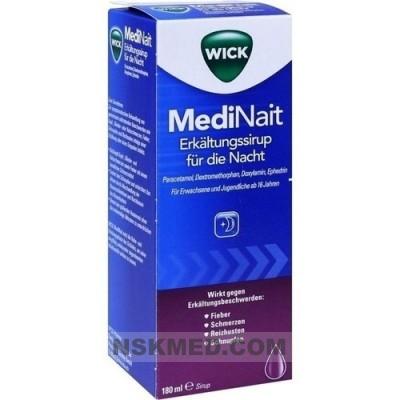 Вик мединайт сироп от простуды (WICK MediNait) Erkältungssaft 180 ml