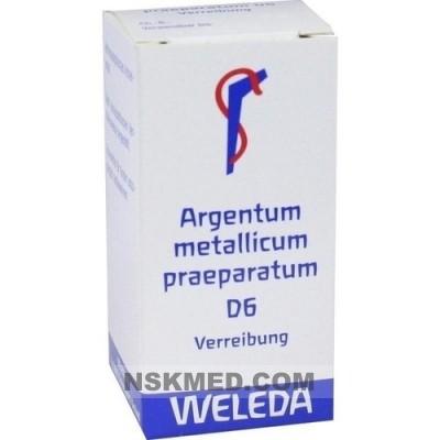 ARGENTUM METALLICUM praeparatum D 6 Trituration 20 g
