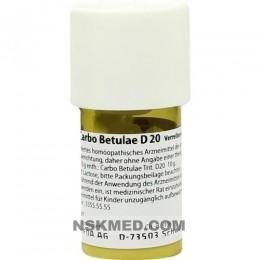 CARBO BETULAE D 20 Trituration 20 g