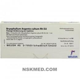 BRYOPHYLLUM ARGENTO cultum Rh D 2 Ampullen 8X1 ml