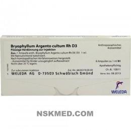 BRYOPHYLLUM ARGENTO cultum Rh D 3 Ampullen 8X1 ml