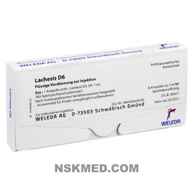 LACHESIS D 6 Ampullen 8X1 ml