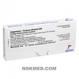 ARGENTUM CORPUS Vitreum D 6 Ampullen 8X1 ml