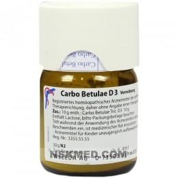 CARBO BETULAE D 3 Trituration 50 g