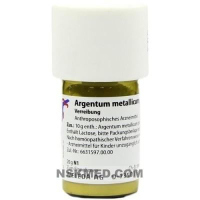 ARGENTUM METALLICUM praeparatum D 20 Trituration 20 g