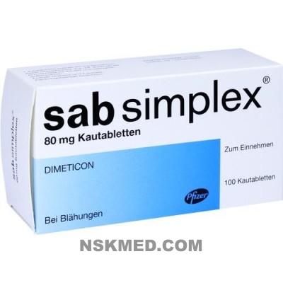 САБ симплекс таблетки (SAB simplex) Kautabletten 100 St