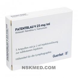 PATENTBLAU V Injektionslösung 5X2 ml