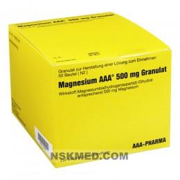 MAGNESIUM AAA 500 mg Granulat 50 St
