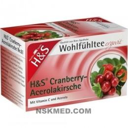 H&S Cranberry Acerolakirsche Filterbeutel 20 St