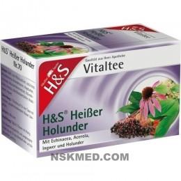 H&S heißer Holunder Vitaltee Filterbeutel 20 St