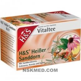 H&S heißer Sanddorn Vitaltee Filterbeutel 20 St