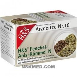 H&S Fenchel-Anis-Kümmel N Filterbeutel 20 St