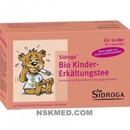 SIDROGA Bio Kinder-Erkältungstee Filterbeutel 20 St