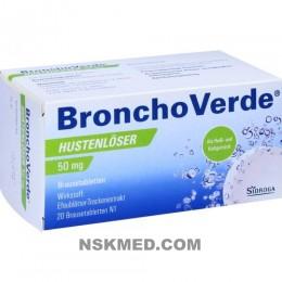 BRONCHOVERDE Hustenlöser 50 mg Brausetabletten 20 St