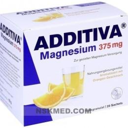Аддитива Магний гранулят апельсиновый (ADDITIVA Magnesium) 375 mg Granulat Orange 20 St