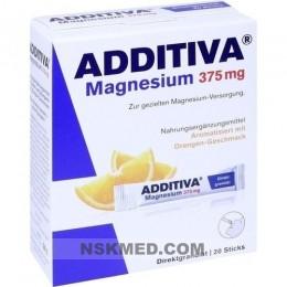 Аддитива Магний стики апельсиновые (ADDITIVA Magnesium) 375 mg Sticks Orange 20 St