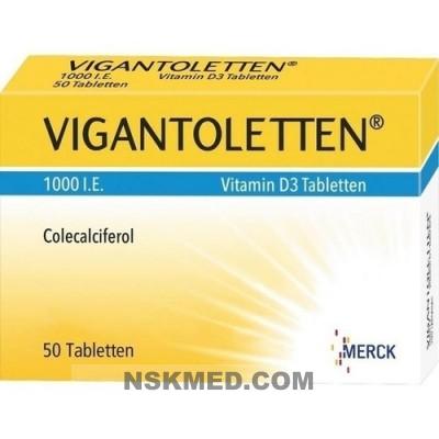 Вигантолеттен витамин D3 (VIGANTOLETTEN 1.000 I.E. Vitamin D3) Tabletten 50 St