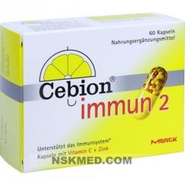 Цебион Иммун 2 капсулы с витамином С и цинком (CEBION Immun 2 Kapseln) 60 St