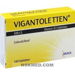 Вигантолеттен витамин D3 (VIGANTOLETTEN 500 I.E. Vitamin D3) Tabletten 100 St