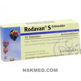 RODAVAN S Grünwalder Tabletten 10 St