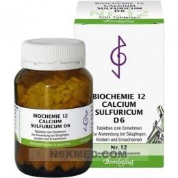 BIOCHEMIE 12 Calcium sulfuricum D 6 Tabletten 500 St