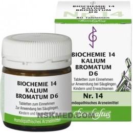 BIOCHEMIE 14 Kalium bromatum D 6 Tabletten 80 St